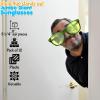 Fun Express Jumbo Giant Sunglasses – Set of 12 Wacky Oversized Pairs – Novelty Clown Glasses and Photo Booth Party Props