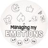 Fun Express Social Emotion Learning Self-Management Wheel Craft Kit – Makes 12