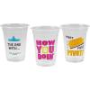 4 1/2″ 16 oz. Bulk 50 Count FRIENDS Quotes Disposable Plastic Cups
