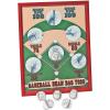 Baseball Bean Bag Toss Game – Wood Game Board with 5 Bean Bags – Birthday Party Game
