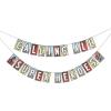 Comic Superhero Pennant Banner – Birthday Party Decor – 2 Pieces, 7 Feet Long