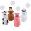 Fun Express Barnyard Bubble Bottles (Set of 12) Farm Animal Designs Include Horse, Sheep, Pig and Cow – VBS Vacation Bible School Supplies/Decor