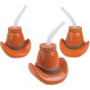 Fun Express Cowboy Party Favors – Western Cups with Lids & Straws 12 Pack | Cowgirl Birthday Party Supplies for Kids | Rodeo Themed Celebrations | Plastic Cowboy Hat Cups 15oz | Boot Cup Design