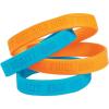 Fun Express Dart Battle Birthday Party Rubber Bracelets – Set of 24 – Favors and Giveaways