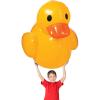 Fun Express Giant Inflatable Rubber Duck 4 Feet – Large Yellow Duck Pool Float for Birthday Party Decorations | Big Rubber Ducky for Baby Showers, Easter Decor & Outdoor Events | Premium Vinyl Design
