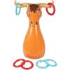 Fun Express Inflatable Bull Ring Toss Game – Premium Outdoor Games for Kids Ages 4-8 & Family | Western Carnival Party Games with 6 Rings – Backyard Lawn Games for Birthday Parties