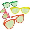 Fun Express Jumbo Giant Sunglasses – Set of 12 Wacky Oversized Pairs – Novelty Clown Glasses and Photo Booth Party Props