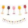 Wine Party Cardstock Garland – 7 ft. (1 Pc) – Ready-to-Hang for Birthdays, Weddings, Celebrations & Bridal Showers