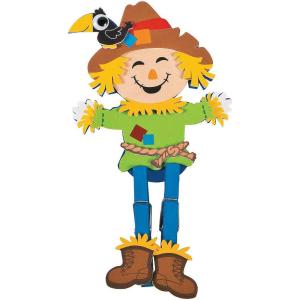 Scarecrow Clothespin Craft Kit -12 – Crafts for Kids and Fun Home Activities