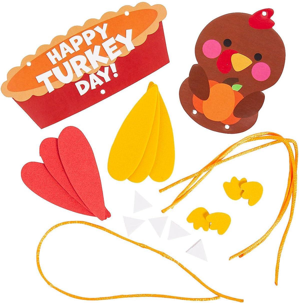 imageFun Express Thanksgiving Happy Turkey Day Mobile Craft Kit  Makes 12