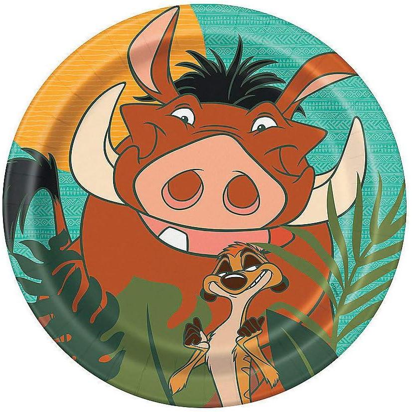 imageFun Express  Disney the Lion King Paper Dessert Plates  Disposable Licensed Tableware Dessert Plates ampamp Bowls for Birthday Thanksgiving Parties Treats and Graduation Party Supplies  8 Pieces