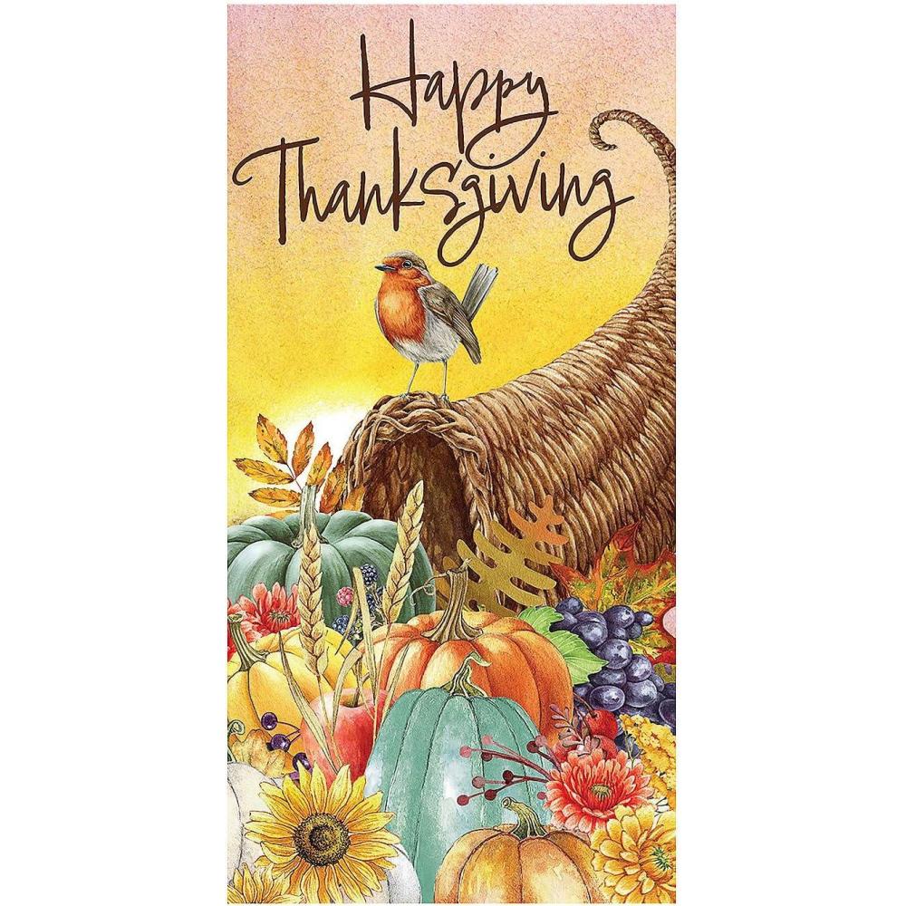 imageFun Express 27quot x 5 Ft Happy Thanksgiving Multicolor Plastic Door Cover