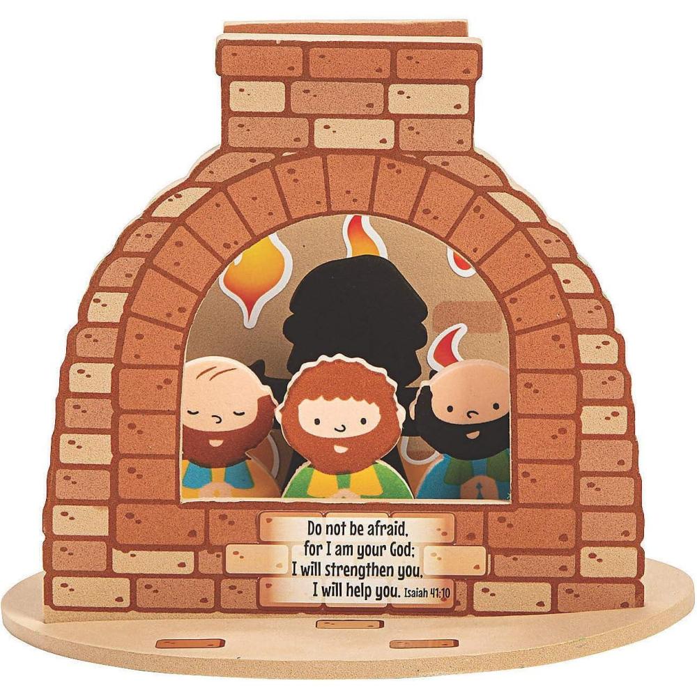 imageFun Express 3D Fiery Furnace CK  Craft Kits  VBS Vacation Bible School SuppliesDecor  12 Pieces