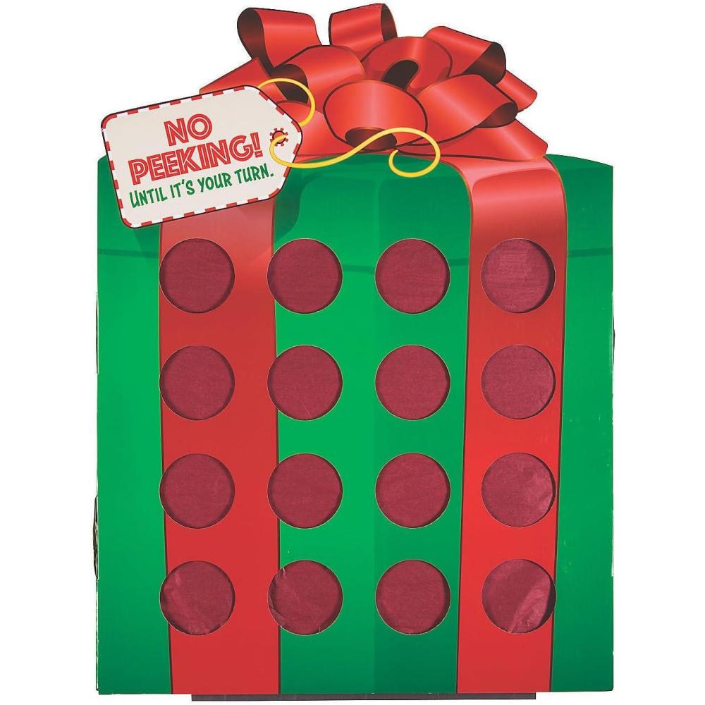 imageFun Express Interactive Christmas Games Entertainment Transform Any Holiday Gathering with This exciting Prize Punch Board That Creates Suspense and Joy as Kids and Adults take Turns Punching