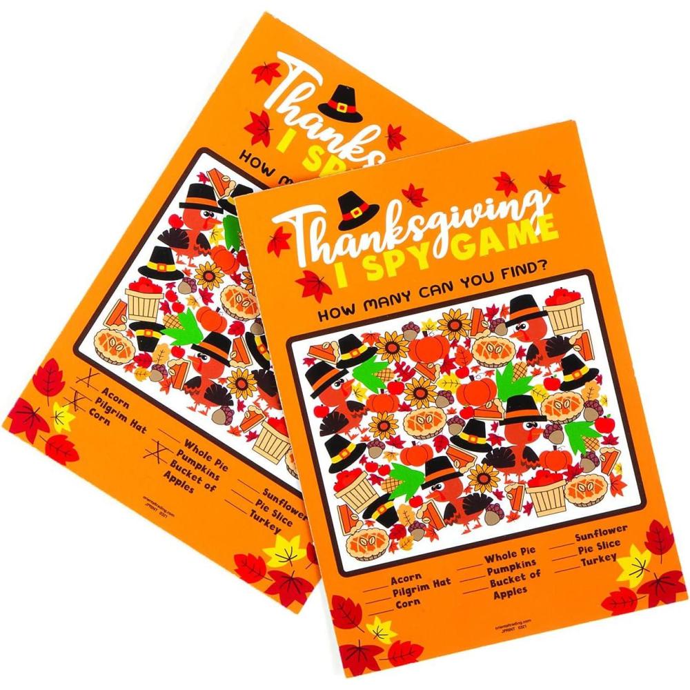 imageFun Express Thanksgiving I SPY Game  Toys  24 Pieces