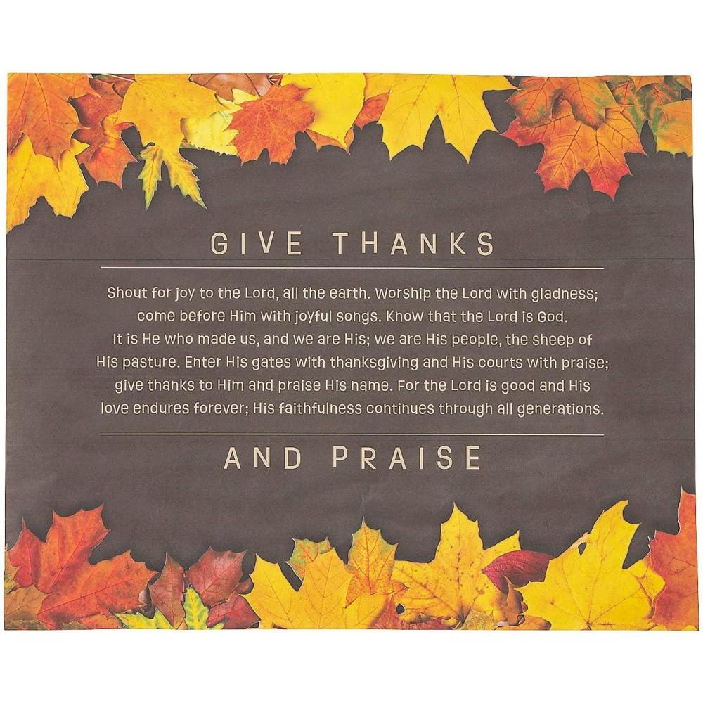 imageThanksgiving Prayer Paper Placemats 25 Pieces