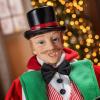 Assorted Christmas Caroler Decoration – (1 Set) – Festive Polyester & Plastic Holiday Home Decor & Office Displays