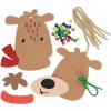Beaded Reindeer Antler Ornament Craft Kit, Makes 12