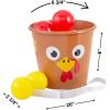 Fun Express 6 3/4″ x 6″ Thanksgiving Turkey Bucket Ball Toss Game – 14 Piece