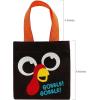 Fun Express 6″ x 6″ Mini Thanksgiving Turkey Nonwoven Tote Bags – 12 Pc