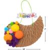 Fun Express 7 1/2″ x 7″ Thanksgiving Cornucopia Sign Craft Kit – Makes 12