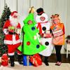 Fun Express Adult Snowman Costume Size Large 45″ x 68″ – Premium Christmas Costume for Holiday Parties, Parades & Winter Events | Full Body Design with Easy-to-Stuff Headpiece for Men & Women