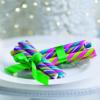 Fun Express Bulk Hard Candy Sticks Individually Wrapped – 80 Piece Holiday Christmas Candy Assortment | Fruit Flavors for Parade, Party Favors, Classroom & Office Treats | 2 Pounds Value Pack