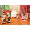 Fun Express Cardboard Santa Sleigh Stand Up Christmas Decorations – Life Size 5 Feet Long Photo Booth Props for Indoor Holiday Party Supplies | Giant Christmas Decor for Home Photography
