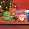 Fun Express Christmas Mugs Set of 12 – Plastic Gingerbread Man Holiday Mugs for Kids | 8oz Christmas Party Cups | Perfect Stocking Stuffers & Winter Party Favors | Orange & Green Assorted