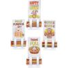 Fun Express Color Your Own Thanksgiving Placeholder with Crayons – 24 Pc