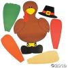 Fun Express DIY Turkey Bulletin Board Set – 26 Piece Thanksgiving Classroom Decorations for Fall – 3 Feet Tall Interactive Display with Customizable Feathers | Perfect for Preschool