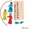 Fun Express Fisher of Men Bible Craft Kit for Kids – Makes 12 – VBS, Sunday School and Religious Craft Activities