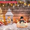 Fun Express Softy The Snowman Plush Christmas Decorations – 12 Inch Premium Holiday Stuffed Animal for Indoor Home Decor | Traditional Cozy Winter Figurine with Heartwarming Message