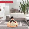 Fun Express Softy The Snowman Plush Christmas Decorations – 12 Inch Premium Holiday Stuffed Animal for Indoor Home Decor | Traditional Cozy Winter Figurine with Heartwarming Message