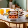 Fun Express Thanksgiving Leftover Disposable Containers (12 sets) – Sized For One Serving Per Container