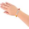 Fun Express Thanksgiving Thankful Beaded Letter Bracelet Craft Kit – Makes 12