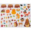 Fun Express Thanksgiving Woodland Animal Sticker Scenes – 12 Pc