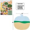Pumpkin Patch Shaped Sticker Scene (Makes 12 Stickers) Fall Crafts