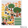 Pumpkin Patch Shaped Sticker Scene (Makes 12 Stickers) Fall Crafts