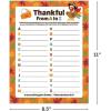 Religious Multicolor “Thankful From A to Z” Paper Activity Sheets – 8.5″ x 11″ (Pack of 24) – Ideal for Sunday School, Church Events, and Thanksgiving Activities