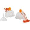 Thanksgiving Turkey Sand Art Necklaces With Plastic Funnels (2.75″ x 2″) 12 Sets – Adorable Designs, Great For Thanksgiving Celebrations