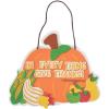 Everything Gives Thanks Door Hanger Craft Kit – Make 12 – Thanksgiving Crafts for Kids and Fun Home Activities