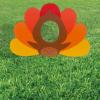 Fun Express 24″ x 16″ Thanksgiving Turkey Face Yard Sign – Waterproof Decorative Garden Stake for Fall Thanksgiving, Home Garden, Lawn, and Patio Décor