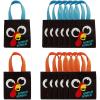 Fun Express 6″ x 6″ Mini Thanksgiving Turkey Nonwoven Tote Bags – 12 Pc