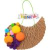 Fun Express 7 1/2″ x 7″ Thanksgiving Cornucopia Sign Craft Kit – Makes 12