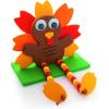 Fun Express Beaded Thanksgiving Turkey CK-12 – Craft Kits – 12 Pieces
