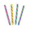 Fun Express Bulk Hard Candy Sticks Individually Wrapped – 80 Piece Holiday Christmas Candy Assortment | Fruit Flavors for Parade, Party Favors, Classroom & Office Treats | 2 Pounds Value Pack