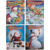 Fun Express Christmas Advent Calendars with Premium Milk Chocolate Candy – 4 Pack Bundle with 24 Pieces Each | Holiday Countdown Calendar for Kids, Family & Classroom Parties | 10″ x 14″ Festive Designs