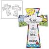 Fun Express Color Your Own Child of God Crosses – Crafts for Kids and Fun Home Activities – VBS Vacation Bible School Supplies/Decor