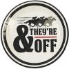 Fun Express Derby Party & They’re Off Racehorse Paper Dessert Plates – Dessert Plate for Birthday Wedding, Graduation & Thanksgiving Parties and Festivities Party Supplies – 8 Pieces
